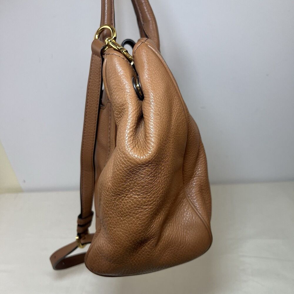 Marc Jacobs Tan Leather Satchel Shoulder Bag - Picture 5 of 16